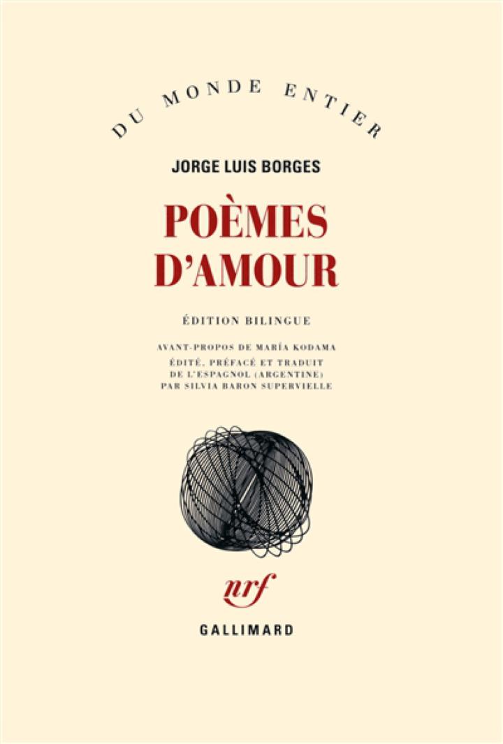 Poemes D Amour Borges J L Gallimard Litterature Poesie Librairie Filigranes