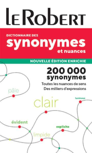 Dictionnaire De Synonymes Nuances Et Contraires COLLECTIF LE ROBERT ...